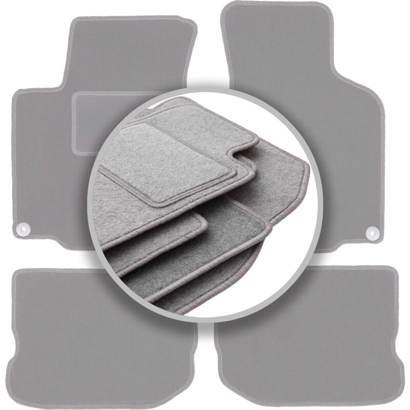 foto del prodotto tappetini auto grigi per volkswagen new beetle coup , cabrio 1997 2020 