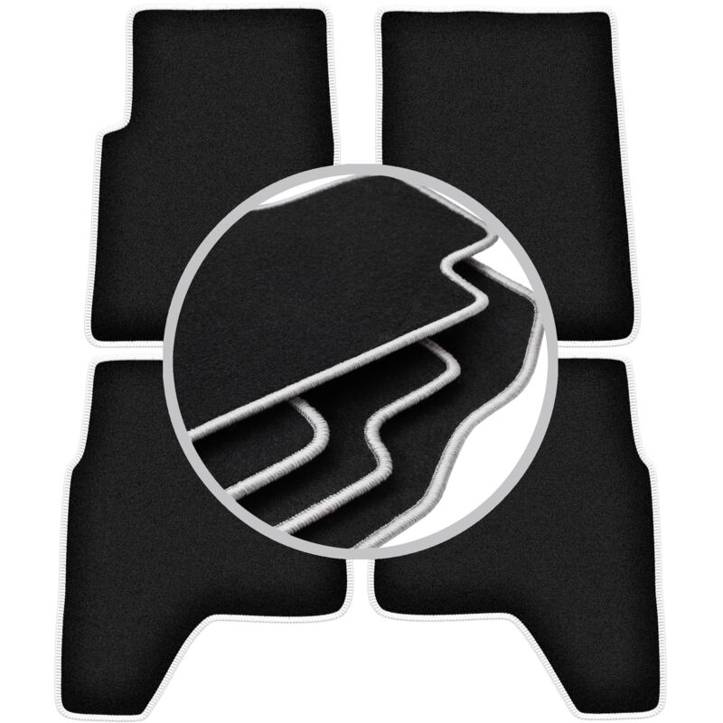 foto del prodotto tappetini auto carlux silver per hyundai galloper off road 1991 2003 