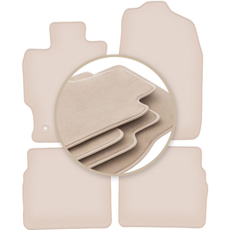 foto del prodotto tappetini beige premium per mazda 6 ii gh berlina, station wagon, liftback, hatchback 2007 2012