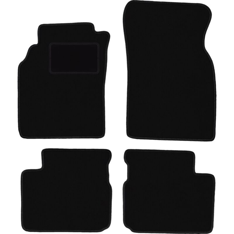 foto del prodotto tappetini in velluto nero per nissan primera p11 liftback, berlina, station wagon, station wagon 1995 2002 