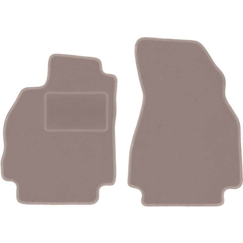 foto del prodotto tappetini anteriori beige per renault megane ii station wagon, grandtour 2002 2008 