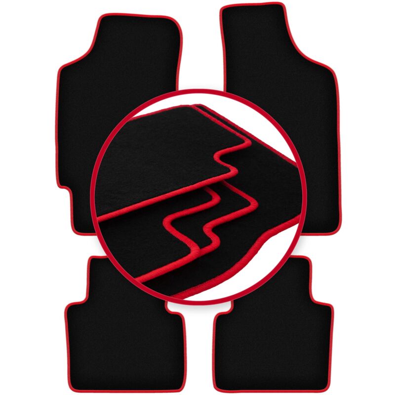 foto del prodotto tappetini auto carlux red per chrysler neon berlina 1994 2005 