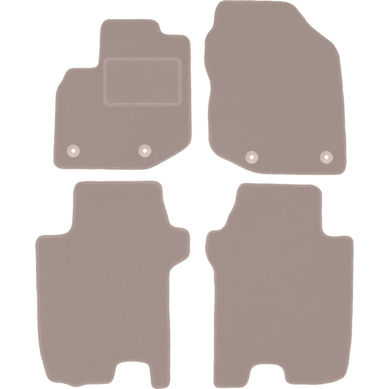 foto del prodotto tappetini in velluto beige per honda city v fl berlina 2011 2013 