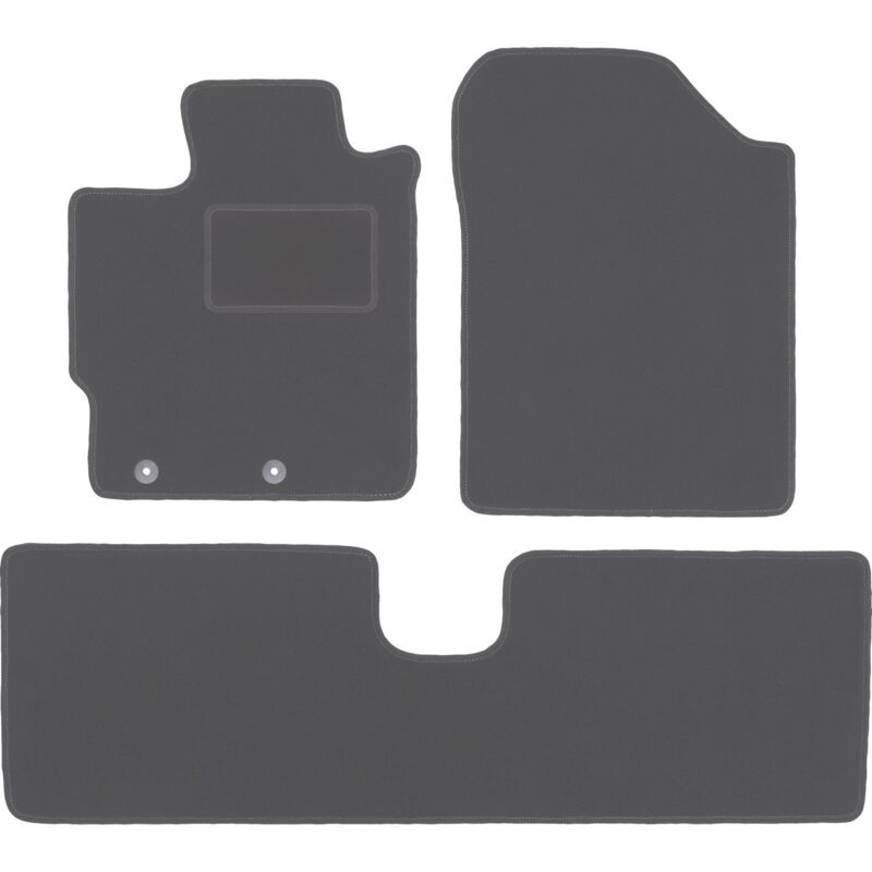 foto del prodotto tappetini auto grafite per toyota yaris iii benzina 2011 2019 