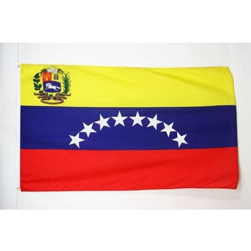 foto del prodotto az flag bandiera venezuela 150x90cm gran bandiera venezuelana 90 x 150 cm poliestere leggero bandiere
