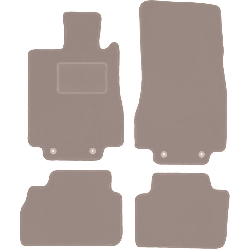 foto del prodotto tappetini in velluto beige per mercedes s w220 berlina corta 1998 2005 