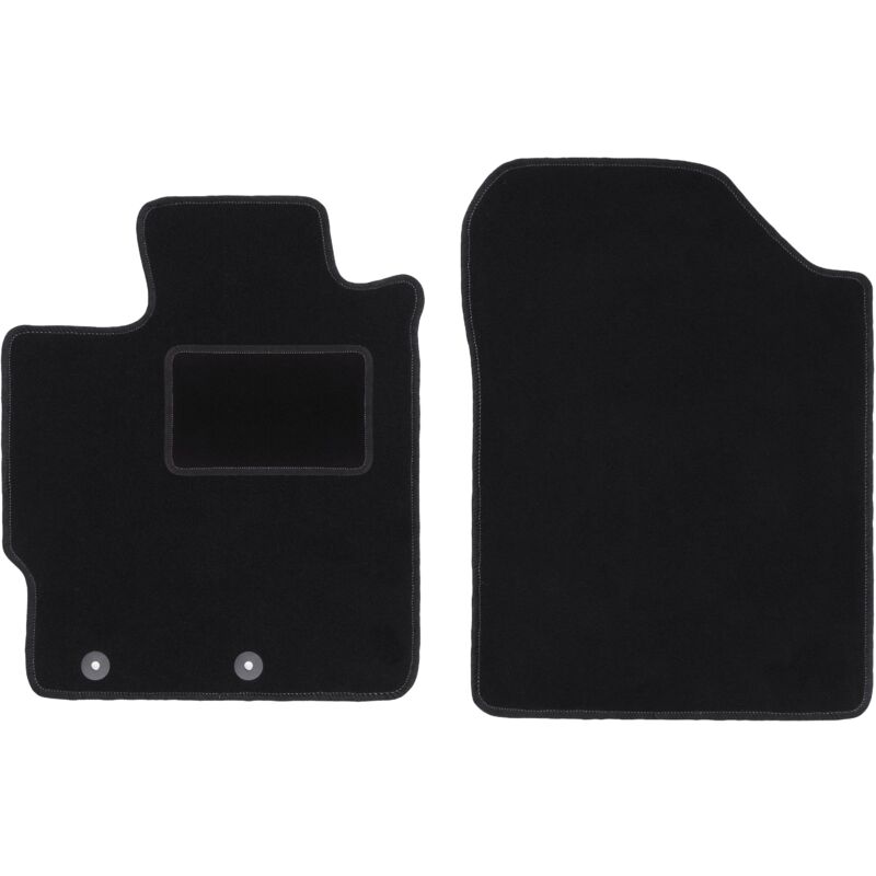 foto del prodotto tappetini anteriori neri per toyota yaris iii benzina 2011 2019 