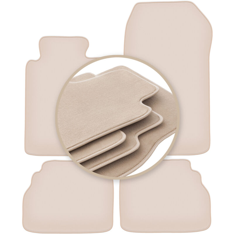 foto del prodotto tappetini beige premium per mercedes e w210 berlina, station wagon 1995 2003