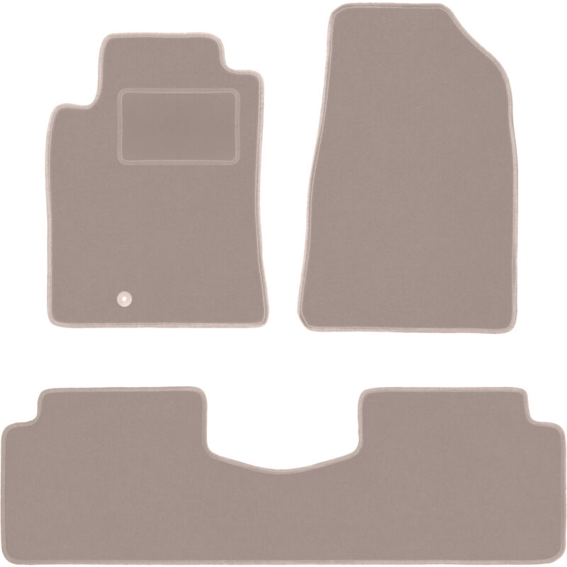 foto del prodotto tappetini in velluto beige per toyota camry v berlina 1996 2001 