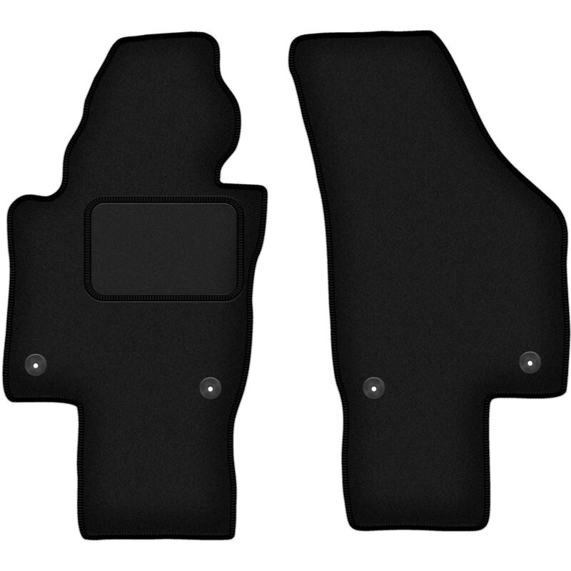 foto del prodotto tappetini anteriori neri per volkswagen passat b6 b7 usa berlina, station wagon 2005 2014 