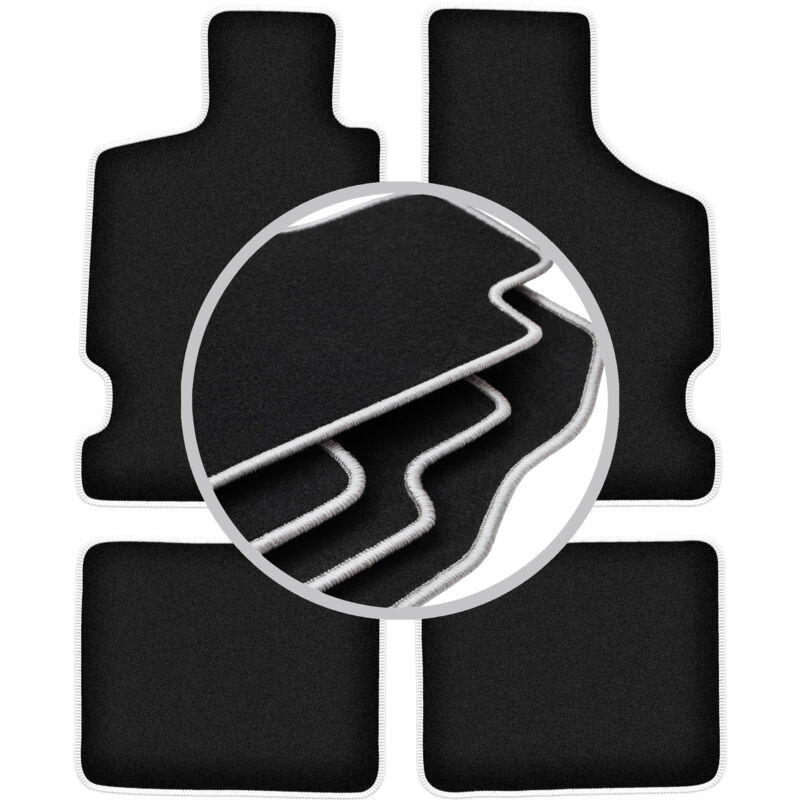 foto del prodotto tappetini auto carlux silver per citroen saxo hatchback 1996 2003 