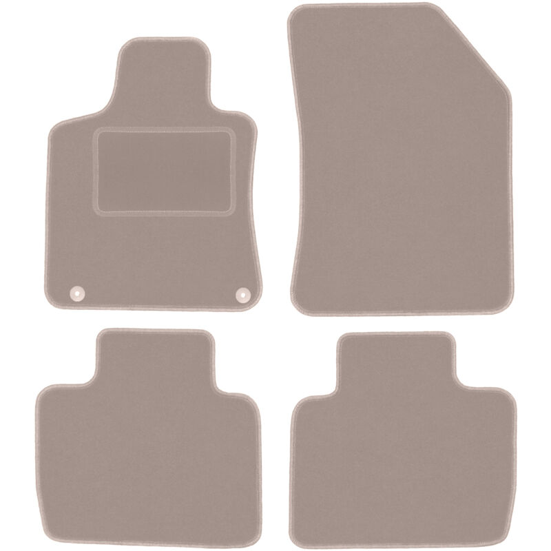 foto del prodotto tappetini in velluto beige per peugeot 508 ii berlina, station wagon, liftback 2018 