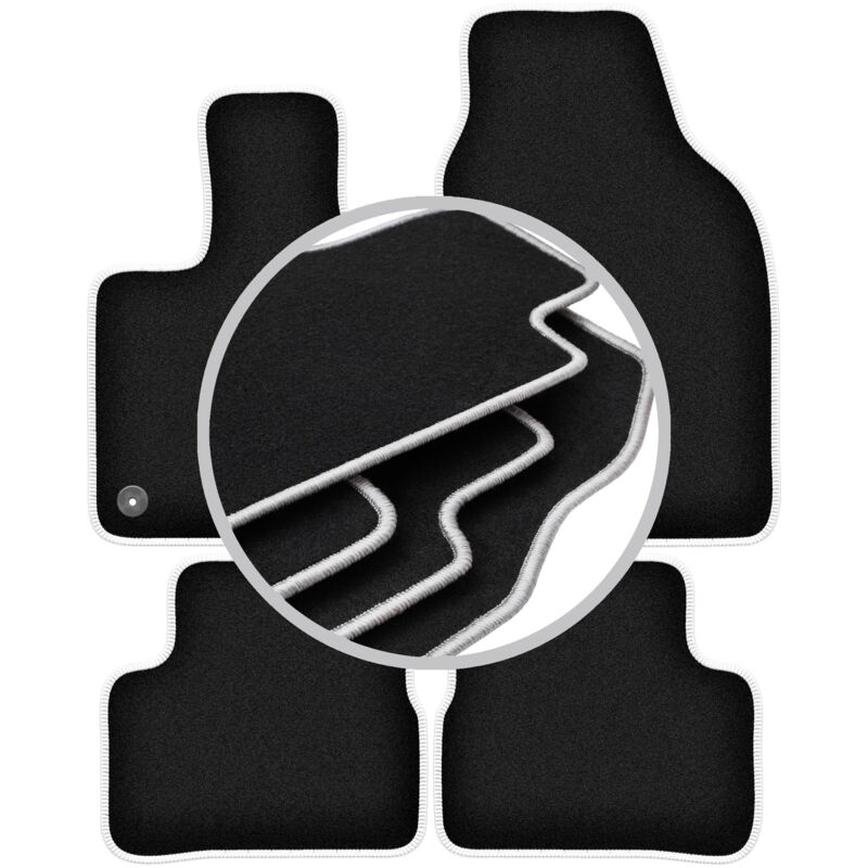foto del prodotto tappetini auto carlux silver per fiat e 500 500 electric hatchback 2020 