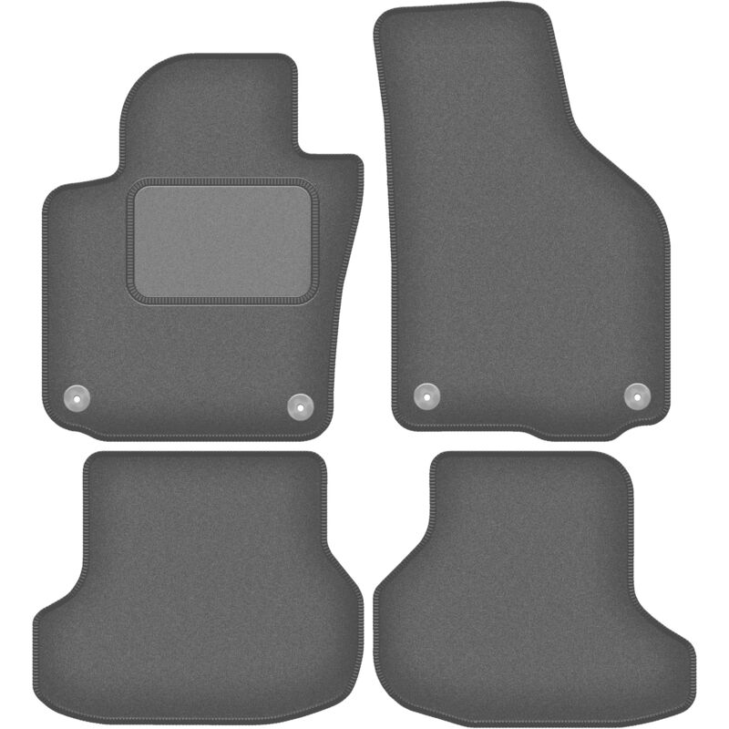 foto del prodotto tappetini auto grafite per volkswagen golf vi cabrio 2011 2016 
