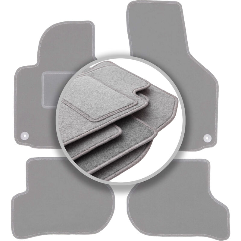 foto del prodotto tappetini grigi per auto volkswagen jetta v berlina, variante, station wagon 2005 2011 