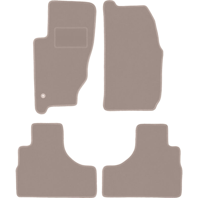 foto del prodotto tappetini in velluto beige per jeep cherokee liberty kj off road 2002 2007 