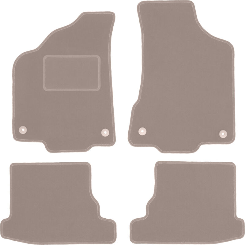 foto del prodotto tappetini in velluto beige per volkswagen polo iii fl 6n2 hatchback, berlina, classica 1999 2001 