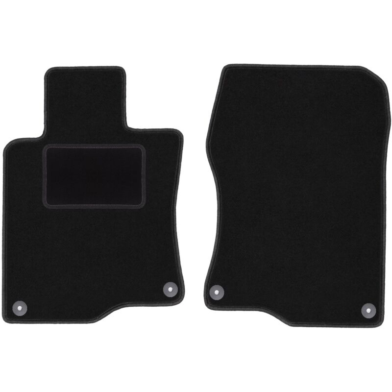 foto del prodotto tappetini anteriori neri per honda accord viii berlina, station wagon, tourer 2008 2015 