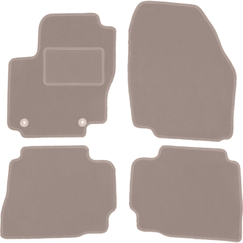 foto del prodotto tappetini in velluto beige per ford mondeo mk4 liftback, berlina, station wagon 2007 2012 
