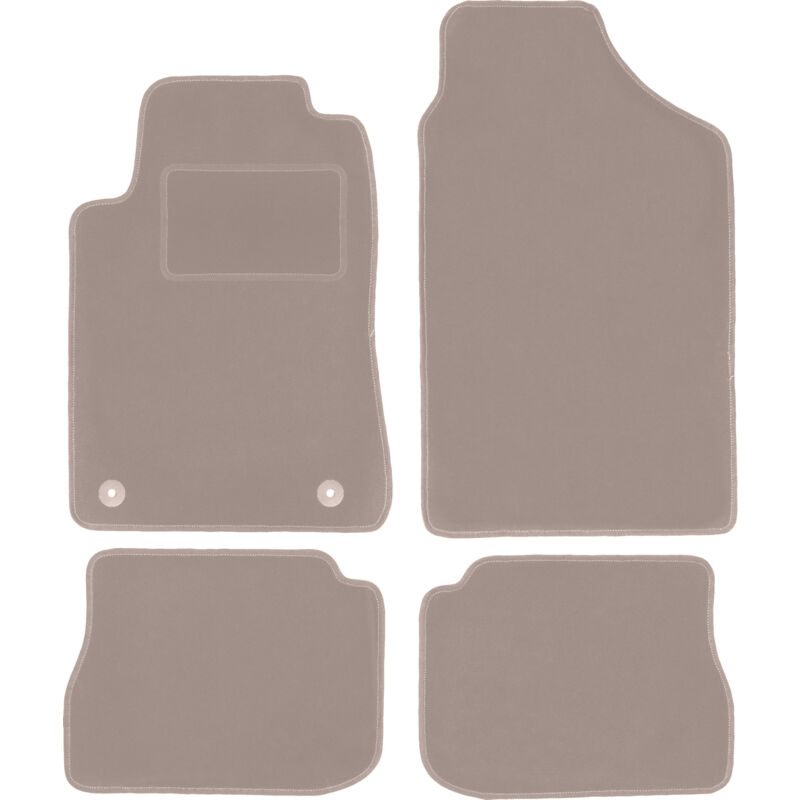 foto del prodotto tappetini in velluto beige per peugeot 605 berlina 1989 1999 