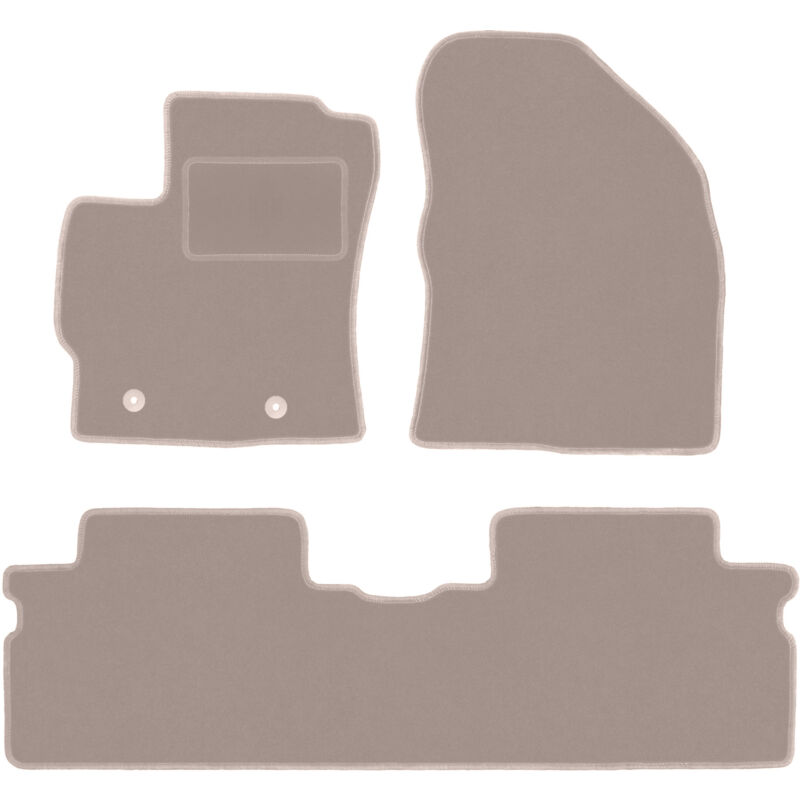 foto del prodotto tappetini in velluto beige per toyota verso fl minivan 2013 2019 