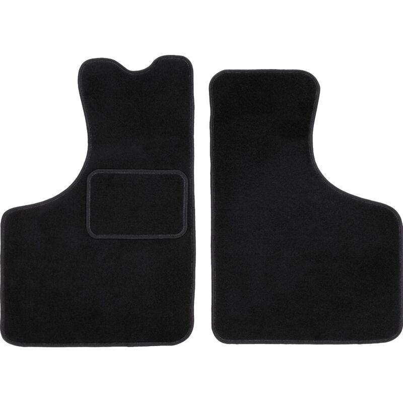 foto del prodotto tappetini anteriori neri per skoda 105 120 130 berlina 1976 1990 