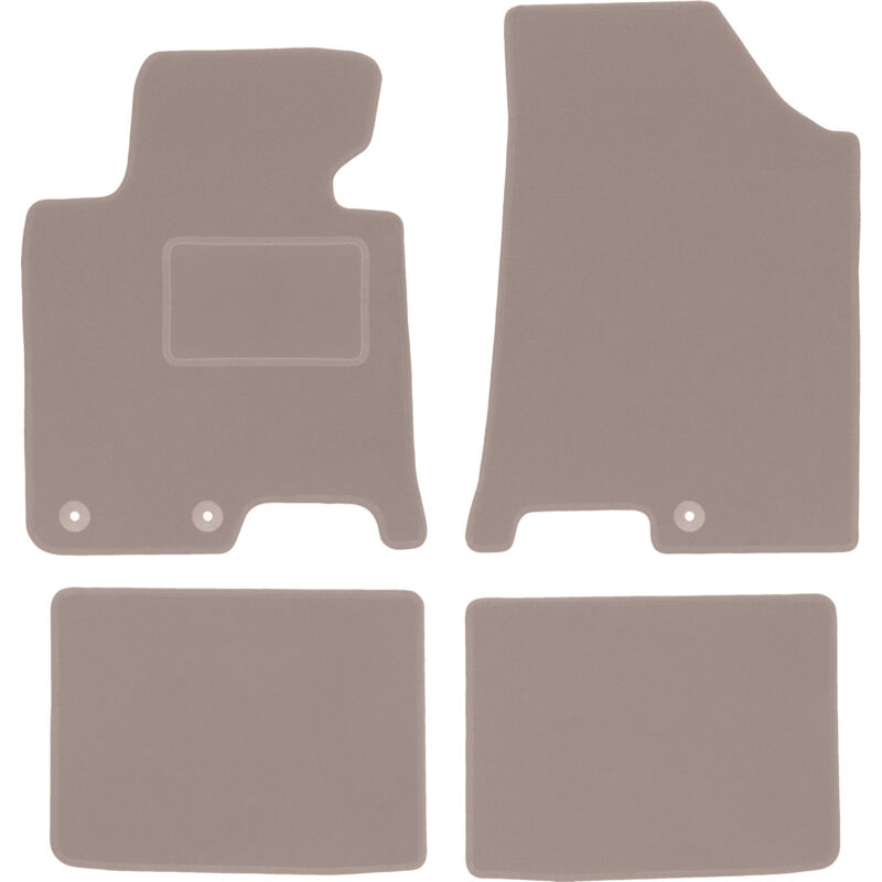 foto del prodotto tappetini in velluto beige per hyundai i40 station wagon, berlina 2011 