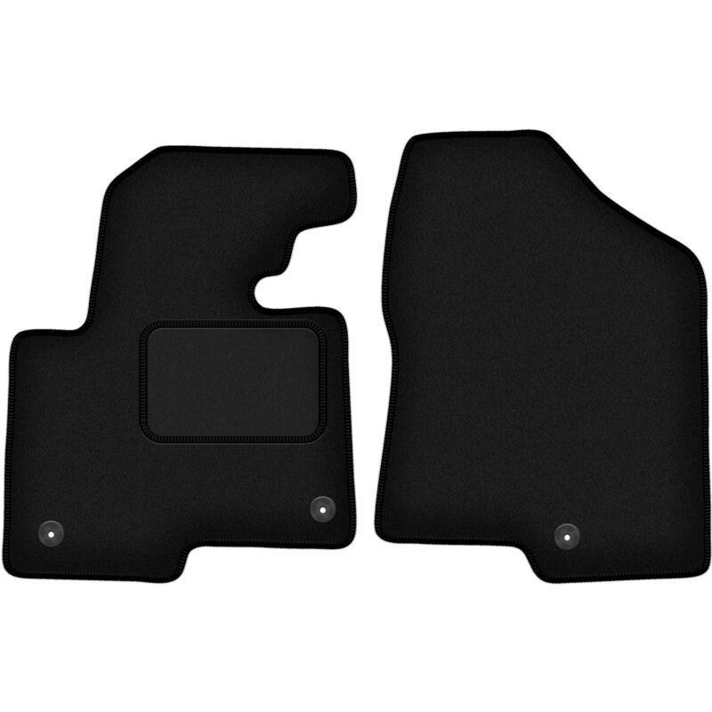 foto del prodotto tappetini anteriori neri per hyundai santafe iii suv 2012 