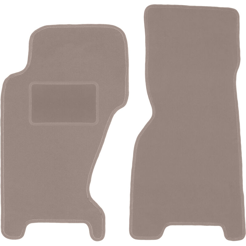 foto del prodotto tappetini anteriori beige per jeep grand cherokee wj off road 1998 2004 