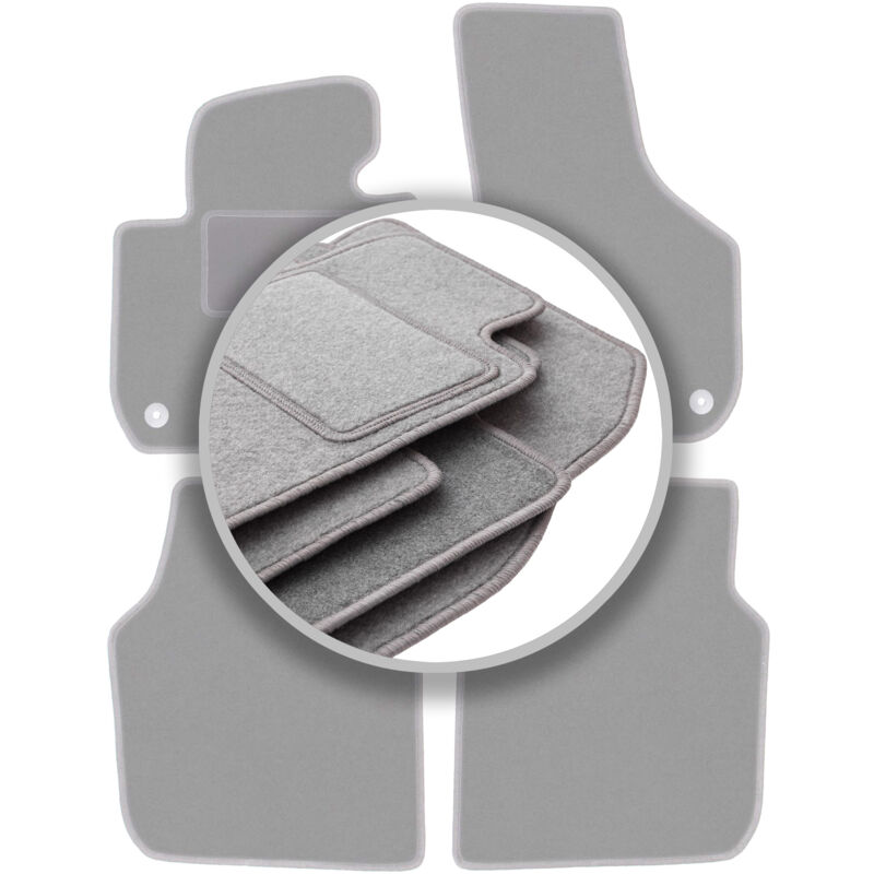 foto del prodotto tappetini auto grigio cenere per skoda superb ii long berlina, station wagon 2008 2015 