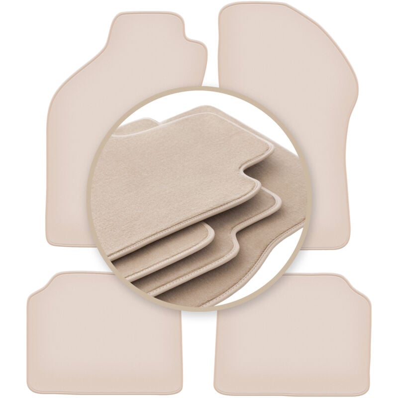 foto del prodotto tappetini premium beige per alfa romeo 145 hatchback 1994 2001