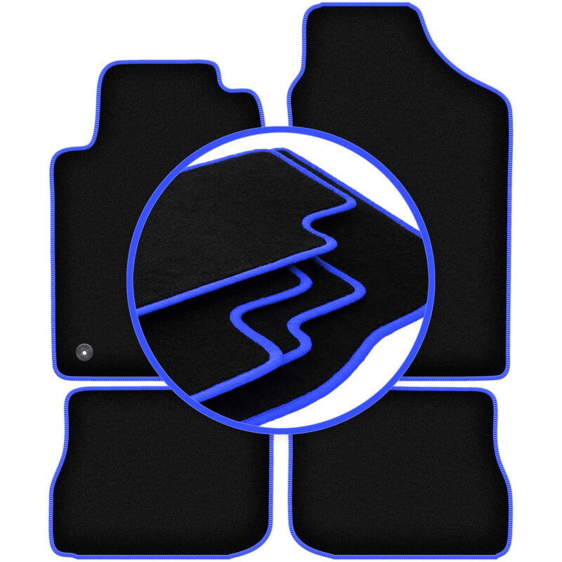 foto del prodotto tappetini auto carlux blue per peugeot 605 berlina 1989 1999 