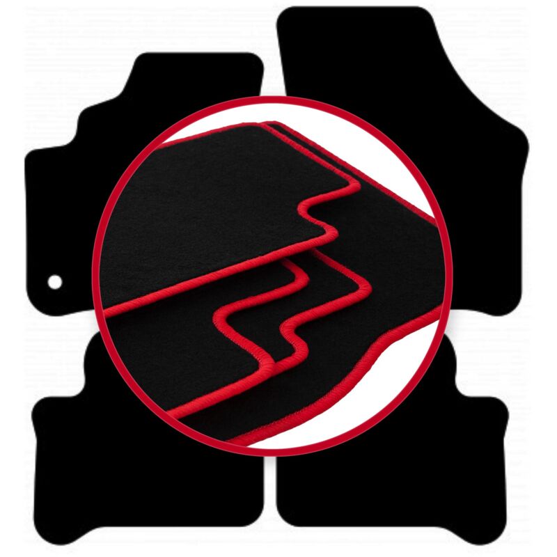foto del prodotto tappetini carlux red per skoda e citigo berlina 2019 