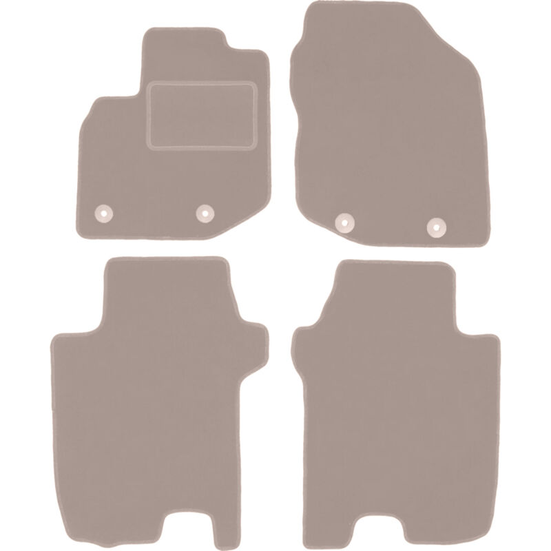 foto del prodotto tappetini in velluto beige per honda city v berlina 2008 2011 