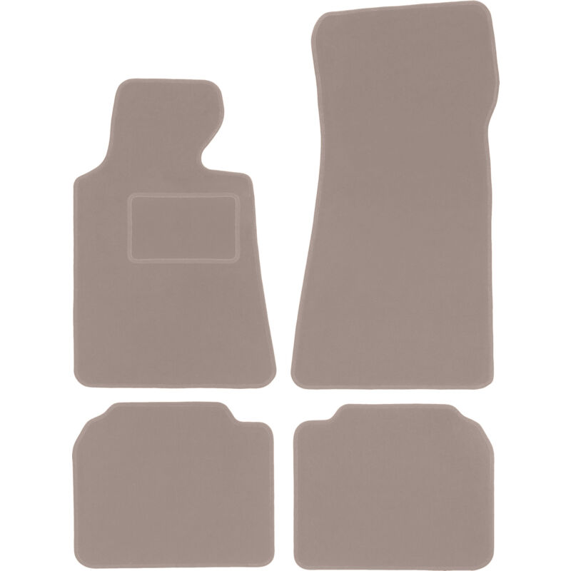 foto del prodotto tappetini in velluto beige per bmw 7 e32 berlina 1986 1994 