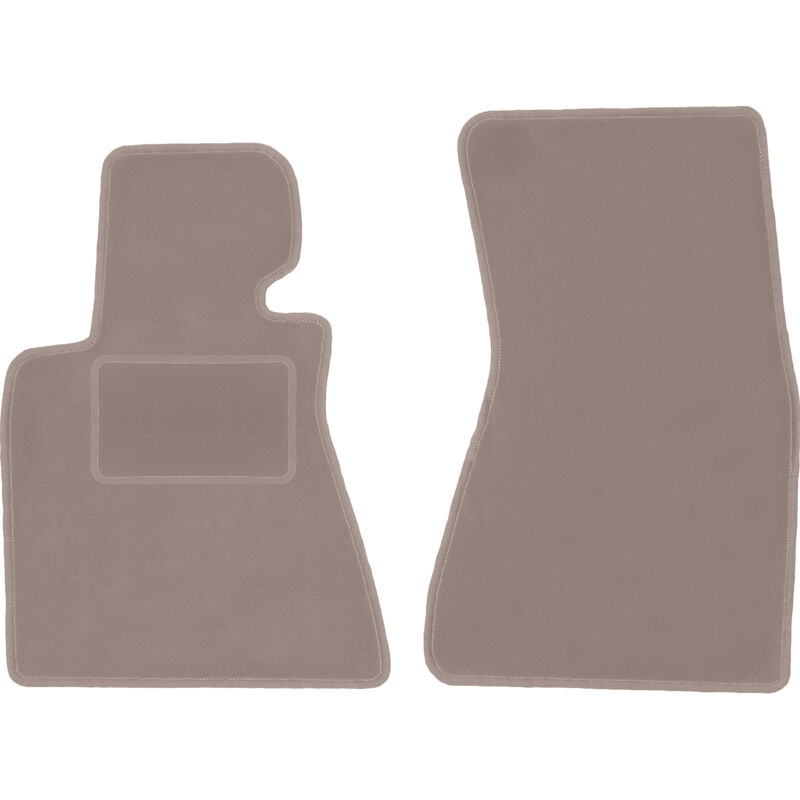 foto del prodotto tappetini anteriori beige per bmw 7 e65 berlina 2001 2008 