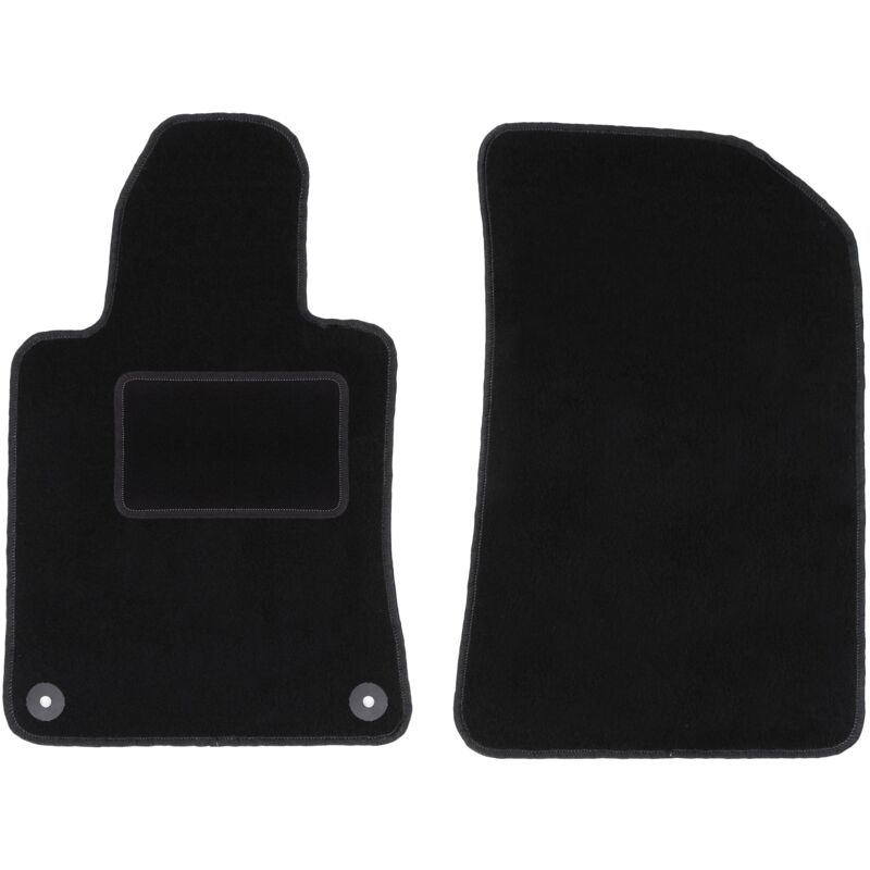 foto del prodotto tappetini anteriori neri per peugeot 508 i berlina, station wagon, sw, rxh 2010 2018 