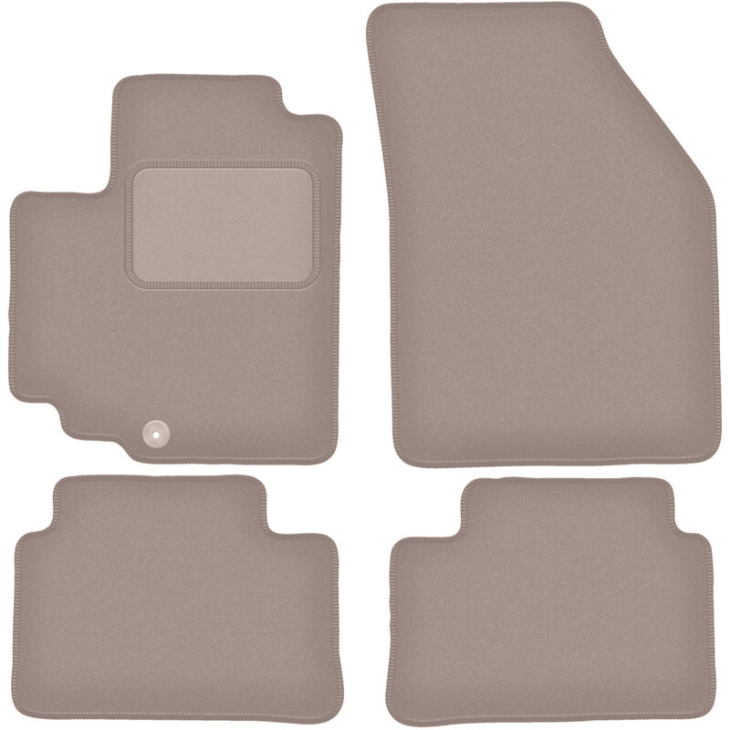 foto del prodotto tappetini in velluto beige per nissan pixo hatchback 2008 2013 
