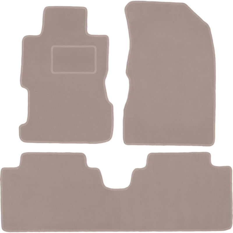 foto del prodotto tappetini in velluto beige per honda civic vii berlina 2001 2005 