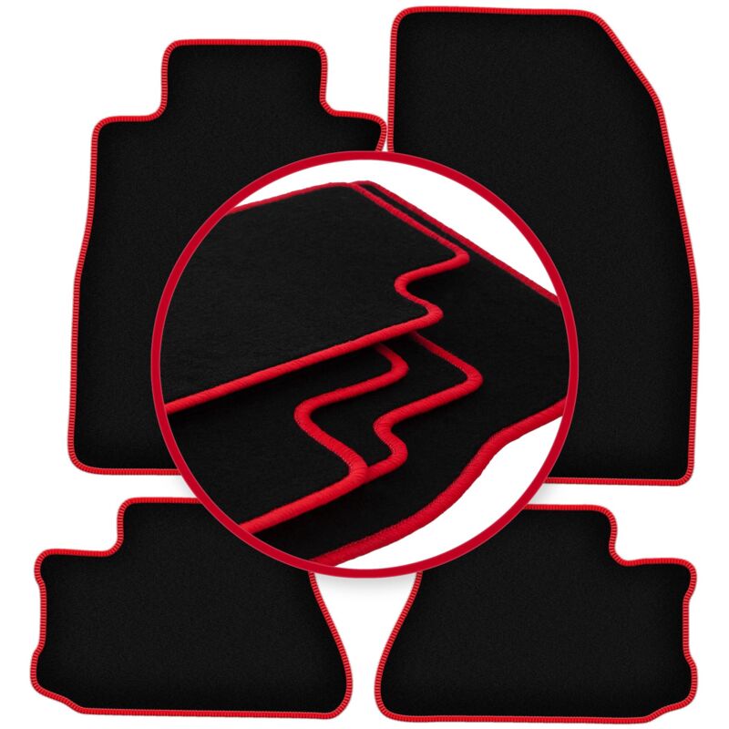 foto del prodotto tappetini auto carlux red per mitsubishi 3000gt coup 1994 2001 