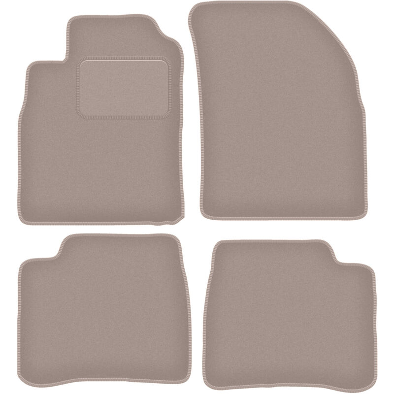 foto del prodotto tappetini in velluto beige per hyundai sonata iii berlina 1999 2005 