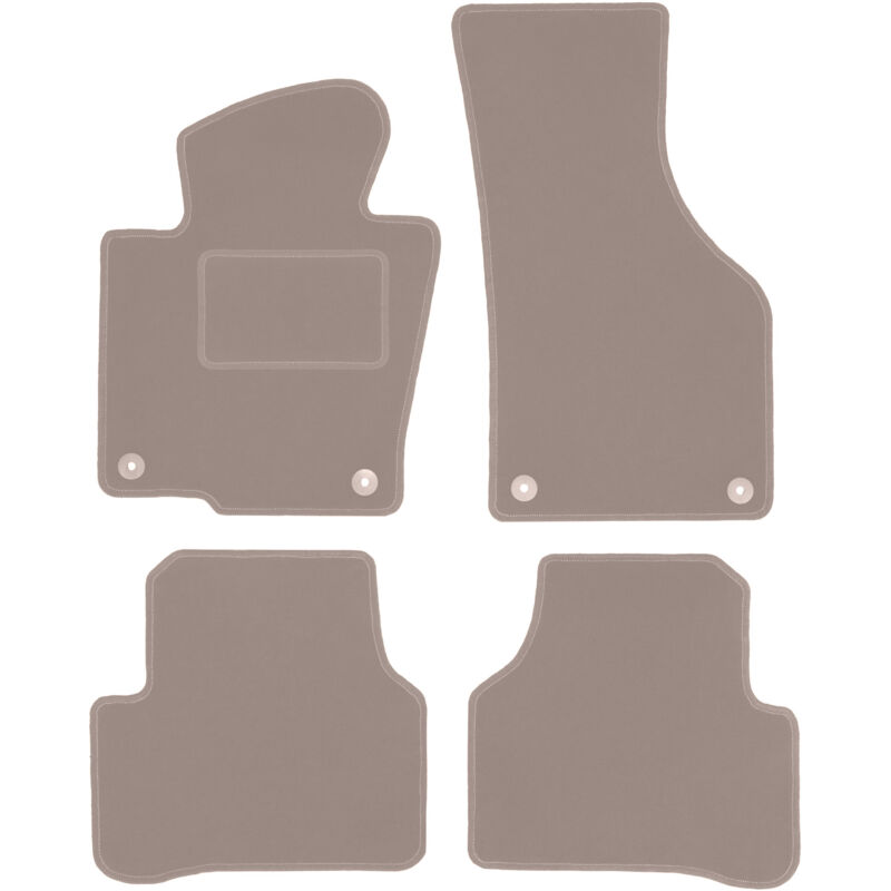 foto del prodotto tappetini in velluto beige per volkswagen cc coup 2012 2017 