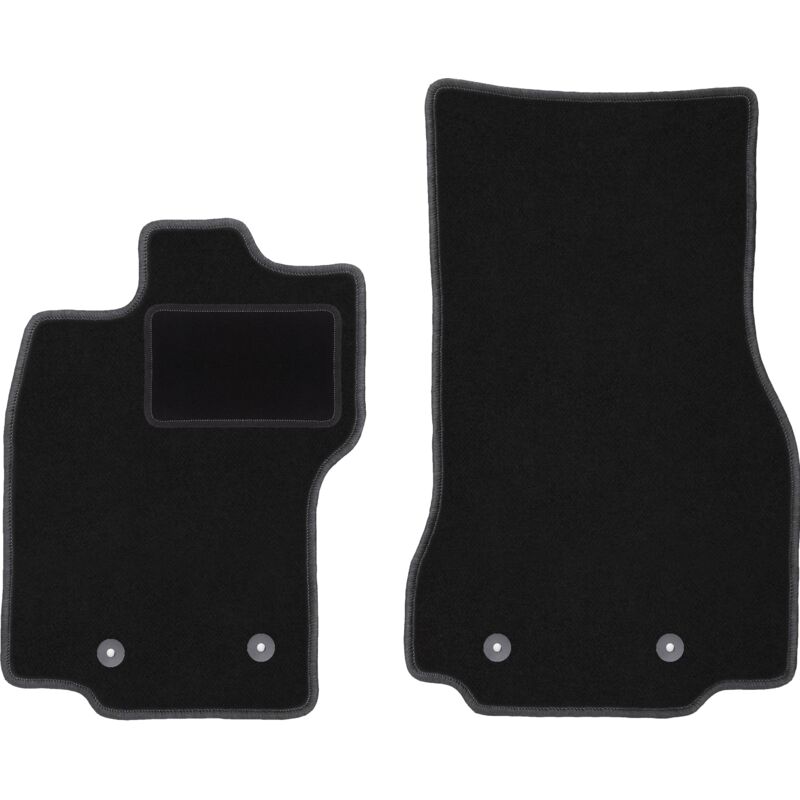 foto del prodotto tappetini anteriori neri per jaguar xf i 4wd x250 berlina, station wagon 2007 2015 