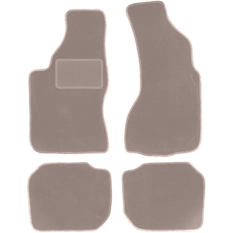 foto del prodotto tappetini in velluto beige per audi v8 berlina 1988 1993 