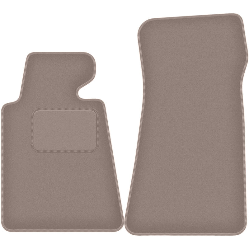 foto del prodotto tappetini anteriori beige per bmw 7 e32 long 1986 1994 