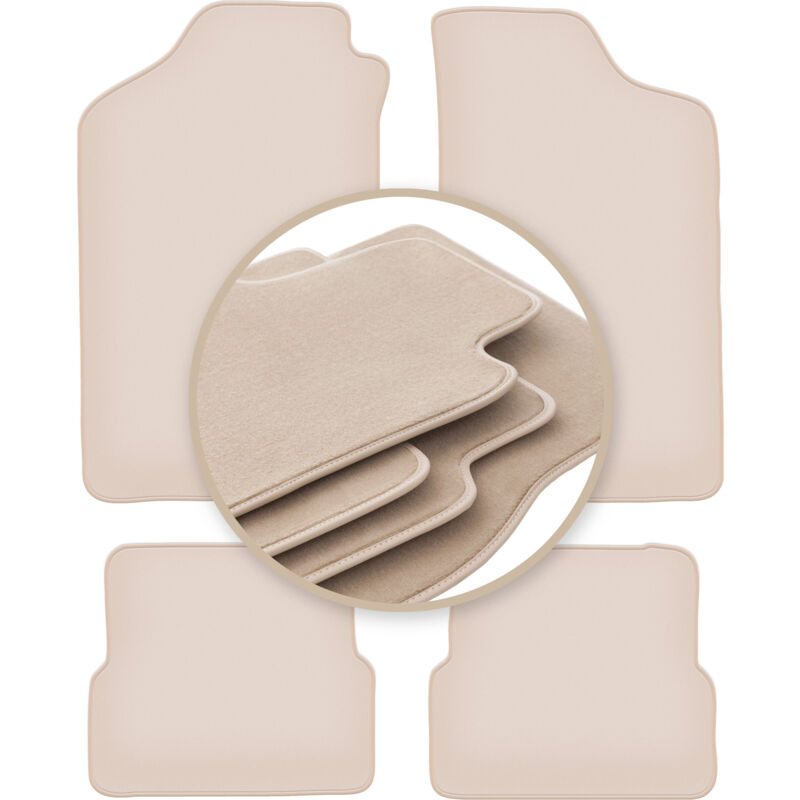 foto del prodotto tappetini beige premium per volkswagen golf ii hatchback 1983 1992