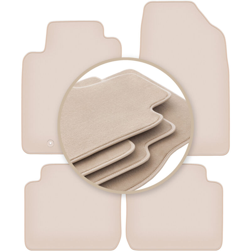 foto del prodotto tappetini beige premium per toyota camry iv berlina 1994 1998