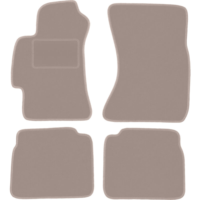 foto del prodotto tappetini in velluto beige per subaru outback iii station wagon, berlina 2003 2009 