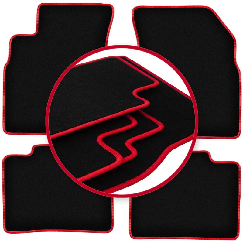 foto del prodotto tappetini auto carlux red per hyundai sonata iv berlina 2005 2010 