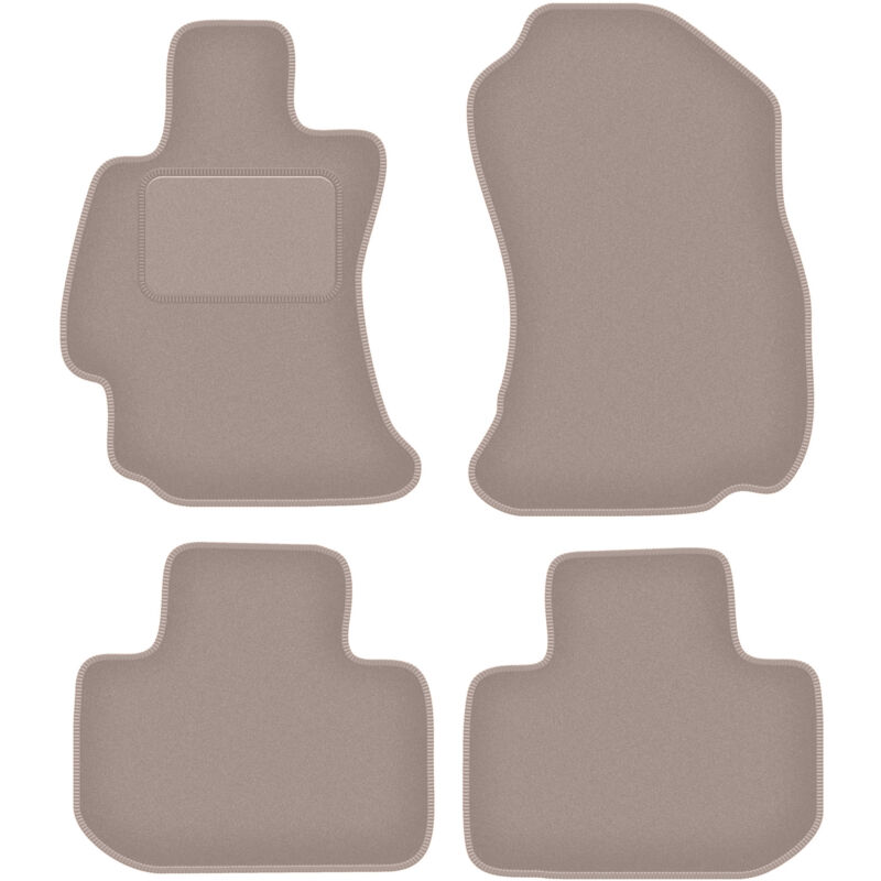 foto del prodotto tappetini in velluto beige per subaru outback berlina, station wagon 2009 